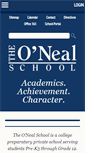 Mobile Screenshot of onealschool.org